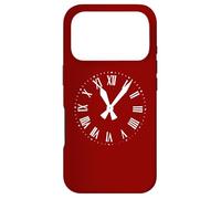Horloge de tic-tac Vintage en Couleur Blanche Coque pour iPhone 17 Pro