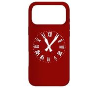 Horloge de tic-tac Vintage en Couleur Blanche Coque pour iPhone 17 Pro Max