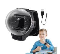 Horloge de voiture avec télécommande : voiture portable contrôlée à la main, modèle compact radiocommandé, performance robuste et action rapide | Véhicule interactif amusant