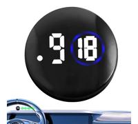 Horloge de voiture - Horloges de voiture attachées au tableau de bord, horloge de moto à quartz attachée | Montres pour grille d'aération de voiture, horloge numérique pour intérieur de tableau de