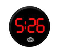Horloge De Voiture LED - Montre Numérique Pour Tableau De Bord | Écran Tactile | Accessoire Électronique Pour Intérieur De Véhicule, Design Élégant, Boîtier En Antirouille, Montre Compacte Et