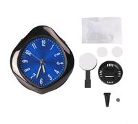 Horloge de voiture lumineuse avec fonction aromathérapie, mouvement à quartz électronique, design créatif en verre pour installation sur tableau de bord ou grille d'aération, diffusion de la lueur