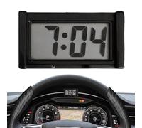 Horloge De Voiture Numérique À Coller - Mini Montre Adhésive Avec Affichage De L'heure, Minuterie Universelle Pour Tableau De Bord | Système De Montre Électronique Compact, Unité D'affichage À Montage