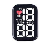 Horloge De Voiture Numérique,Montre LED étanche - Mini horloge numérique,pour tableau de bord, voiture, moto, bateau, vélo, camion, SUV, camping-car, véhicules