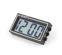 Horloge de Voiture Numérique pour Tableau de Bord, Horloge de Bureau avec Support Auto-adhésif, Mini Horloge Numérique LCD de Tableau de Bord de 5,5 * 3 * 1 Cm pour Voiture, Camion, Maison, Etc.