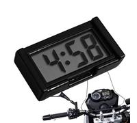 Horloge De Voiture, Structure Légère, 26 G, Mini Montre Numérique Adhésive, Horloge D'affichage De L'heure Du Tableau De Bord Portable, Petite Minuterie LCD Universelle, Pour Voiture, Moto, Camion, Ba