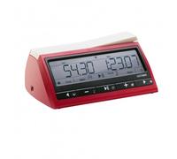 DGT Chronomètre d'échecs digital 3000 – approuvé FIDE – Rouge, Blanc