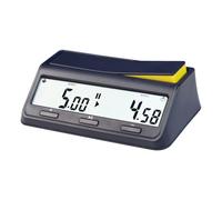 Horloge d'Échecs Digitale, Minuteur Compte à Rebours et Compte Progressif avec Bonus, Retard et Alarme, Timer Professionnel pour Jeux de Société - Multifonction, Facile à