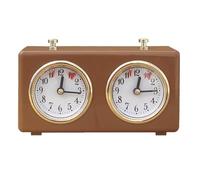 Horloge d'échecs mécanique - Horloge d'échecs minuteur compte à rebours Match Volatilité, horloges d'échecs numériques double interface analogique Dal, 15 cm de longueur + 9 cm de hauteur, cadre en