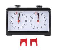 Horloge d'échecs mécanique Look élégant Base Stable Bouton Silencieux de Haute précision Minuterie d'échecs analogique pour Les compétitions d'échecs et Les Joueurs Professionnels