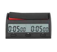 Horloge d'échecs Minuterie d'échecs numérique Minuterie de Jeux de société Professionnelle avec 7 Fonctions de chronométrage 38 règles de chronométrage Horloge d'échecs Portable