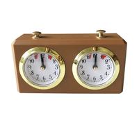 Horloge d'échecs, minuteur d'échecs mécanique Professionnel avec Bouton de démarrage de synchronisation, temporisateur 'Horloge Portable analogique 6x4x2 pour Board International