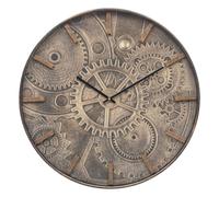 Atmosphera Horloge Déco Deyan 50 cm en verre Marron