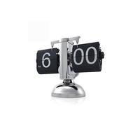 Horloge Design Rétro Vintage Panneaux Flip Down Decoration Reveil Bureaux Deco