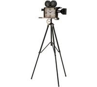Horloge Design sur Pied "Camera" 153cm Noir