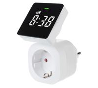 GreenBlue GB610 Horloge Digitale minuterie Charge Max. 16A IP20 (Prise Allemande Schuko)