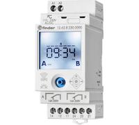 Horloge digitale hebdomadaire Finder 12.62.8.230.0000 90 - 264 V DC/AC N/A 16 A 250 V/AC 750 VA 1 pc(s)