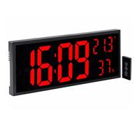 Horloge avec LED rouges