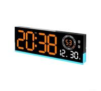 Horloge Digitale Lumineuse Compte à Rebours 99 Min(Orange) | Compte à rebours positif et inversé jusqu'à 99m59s; pour idéal , sport, exercices