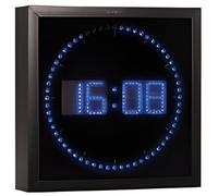 Horloge digitale murale avec 60 LED - Bleu