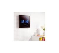 Horloge digitale murale avec 60 LED - Radiopilotée - Bleu