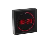 Horloge digitale murale avec 60 LED - Rouge