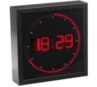 Lunartec Horloge Digitale Murale avec 60 LED - Rouge