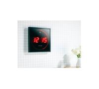 Horloge digitale radio-pilotée ROUGE