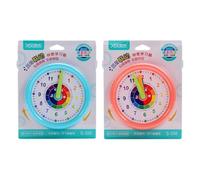 Horloge éducative pour enfants à partir de 3 ans Horloge d'apprentissage précoce Modèle Apprenez à parler du temps pour chambre à coucher, salon, salle de classe Apprendre les enfants