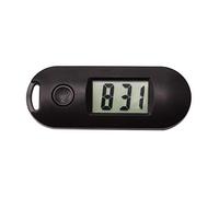 Horloge électronique numérique portable silencieuse et lumineuse pour étudiants, examen, bibliothèque, affichage LCD vert avec rétroéclairage