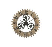 Mauro Ferretti horloge murale Ingranaggio Plus Ø60x4 cm noir naturel