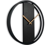 Horloge en chêne Loft Oval métal 50cm, z231
