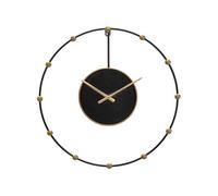 Horloge en métal Pearl 61 x 4.5 cm Noir G
