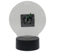 Horloge en méthacrylate LED Cyp Brands Real Madrid Blanc TU