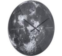 Horloge en verre Lune 60 cm Gris G