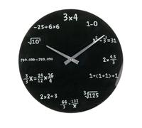 Horloge en verre mathematic 35 cm