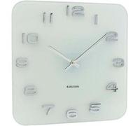 Horloge en verre Vintage blanc Blanc G