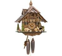 Pendule à coucou Maison de la Forêt-Noire avec bûcheron mobile
