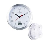 Horloge étanche Ø 17cm avec thermomètre St. Leonhard