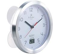 Horloge étanche Ø 17cm avec thermomètre [St. Leonhard]