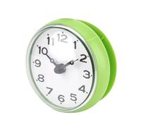 Horloge étanche, Horloge de Salle de Bain, Horloge étanche Silencieuse à Balayage ABS à la Mode pour Salle de Bain ou Cuisine (Green)