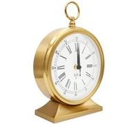 Fishtec Horloge gousset à poser – Radio-pilotée – Mouvement silencieux – Cadran 19 cm – Acier/verre