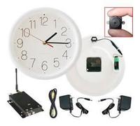 Horloge grand format murale avec camera espion couleur