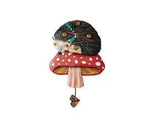 Horloge Hérisson et champignon par Allen