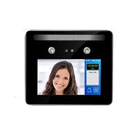 Horloge horaire for les petits entreprises employés Logiciel libre TCP/IP 3D Contrôle d'accès face à un visage Distance Contrôle de l'accès du visage de la reconnaissance de 1,5 m