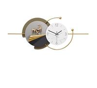 Horloge, horloge murale, décoration de salon horloge murale, grandes horloges murales modernes battant batte des chiffres non ticles pour le salon de cuisine loft home ten, 100 38 cm (une couleur