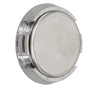 Horloge intérieure de véhicule avec fonction lumineuse et bouton tactile, fabriquée à partir de matériau ABS et résistance à l'usure, compatible avec la plupart des voitures (lumière rouge argentée)