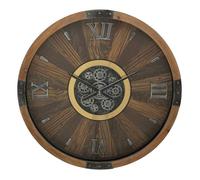 Horloge ""Keane"" marron D63,5cm - Atmosphera createur d'interieur