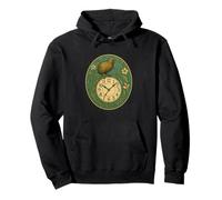 Horloge Kiwi Ornement Art Nouveau Sweat à Capuche
