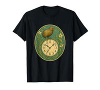 Horloge Kiwi Ornement Art Nouveau T-Shirt